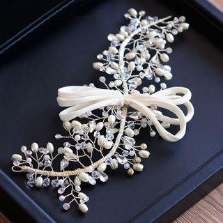 Bow Beaded Headpiece