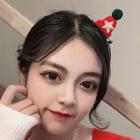 Beanie Hair Clip Red - One Size