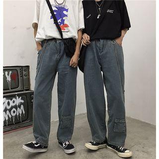 Wide Leg Cargo Jeans