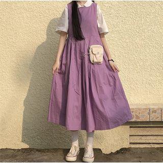 Plain Shirt / Plain Pinafore Dress
