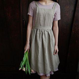 Plain Overall Dress