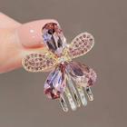 Flower Faux Crystal Hair Clamp Ly2015 - Purple - One Size