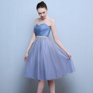 Sweetheart Neckline Tulle Cocktail Dress