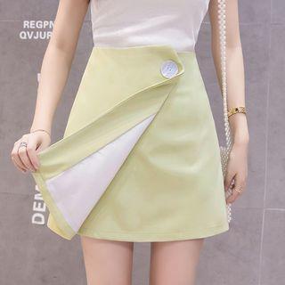 Wrapped Mini Skirt