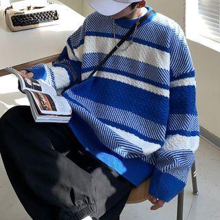 Fleece Panel Sweater