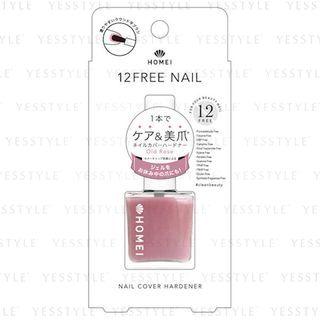 Homei - 12free Nail Cover Hardener Old Rose 1 Pc
