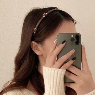Leather Belt Headband