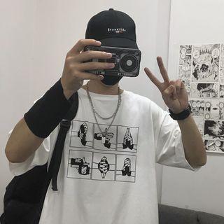 Hard Print Short-sleeve T-shirt