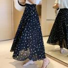 All Over Star Maxi Skirt
