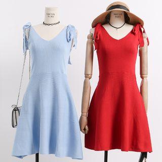 Sleeveless Lightweight A-line Knit Dress