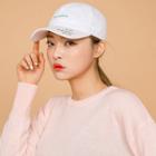 Flower Embroidered Cotton Baseball Cap