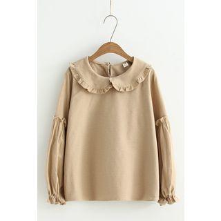 Long-sleeved Shirt Khaki - One Size