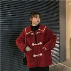 Toggle Coat Red - One Size
