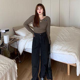 Plus Size Straight Leg Jeans