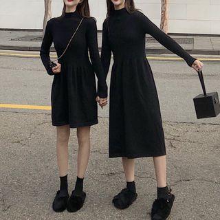 Plain Knit Dress / Maxi Dress