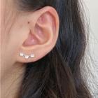 Flower Earring 1 Pair - S925silver Earring - One Size