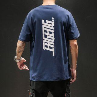 Letter-back Short-sleeve T-shirt