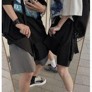 Mock Two Piece Cargo Shorts