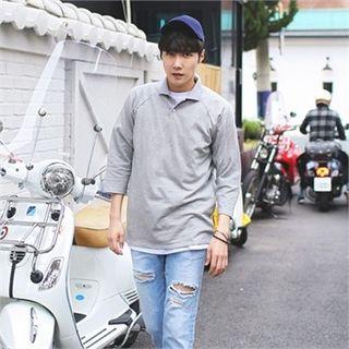3/4-sleeve Polo Shirt