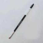 Double-end Eyebrow Brush And Eyeliner Brush As Shown In Figure - One Size