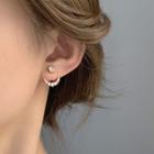 Star Rhinestone Alloy Swing Earring 1 Pair - Gold - One Size