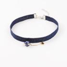 Planet Pendant Choker Blue - One Size