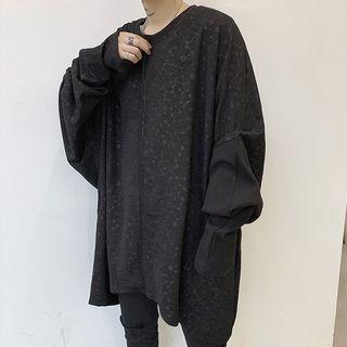 Cape-sleeve Oversized Sweatshirt