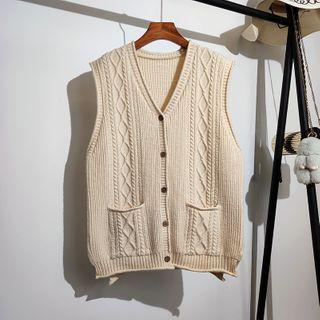 Knit Vest Cardigan