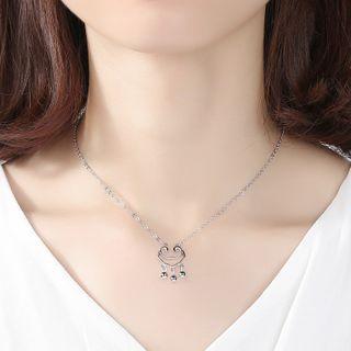 Drop Chain Necklace With Gift Box - 1 Pc - Silver - One Size
