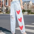Heart Loose Fit Jeans