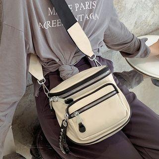 Zip Crossbody Bag White - One Size