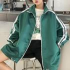 Straight Fit Zip Jacket