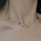 Alloy Star Choker 0737a - Silver - One Size