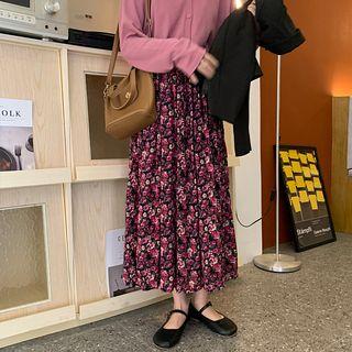 Maxi Floral A-line Dress