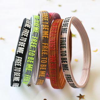 Lettering Sport Headband