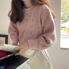 Pointless Knit Sweater Pink - One Size