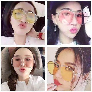 Colored Lens Aviator Sunglasses