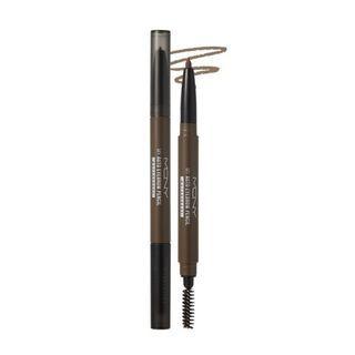 Macqueen - My Waterproof Auto Eyebrow Pencil Fixing Powder - 3 Colors Walnut Brown
