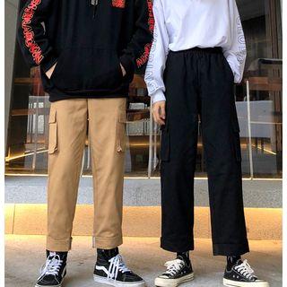 Couple Matching Crop Wide Leg Pants