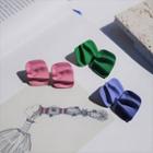Textured Square Alloy Earring