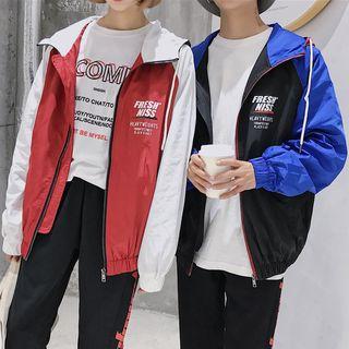 Couple Matching Hooded Zip-up Jacket / Sweatpants