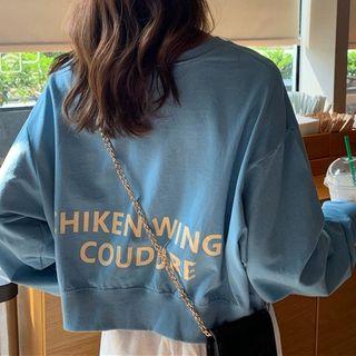 Long Sleeve Cropped Sweatshirt