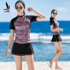 Short Sleeve Swimdress