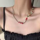 Apple Bead Resin Alloy Necklace