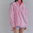 Plain Long Shirt Pink - One Size