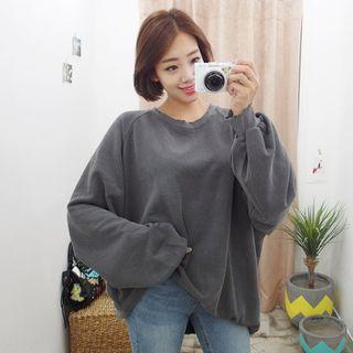 Lettered Back Loose-fit Pullover