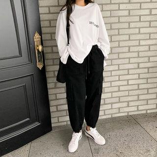 Development Letter Cotton T-shirt Ivory - One Size