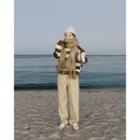 Elbow-patch Stripe Pullover