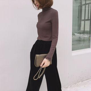 Turtleneck T-shirt