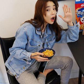 Front Pocket Denim Jacket
